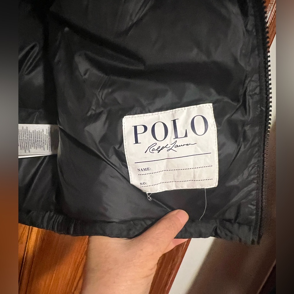 polo ralph lauren Boys The Gorham Down Puffer jacket, Black Size Large (14-16) - Picture 7 of 16